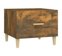 (Smoked oak, 1) vidaXL 1/2x Coffee Table Engineered Wood Couch Accent End Table Multi Colours