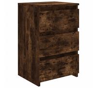 Vidaxl Bed Cabinet Smoked Oak 40X35X62.5 Cm Engineered Wood