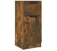 (Smoked oak, 1) vidaXL Sideboard Cabinet Home Organiser Cupboard Side Cabinet Engineered Wood