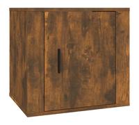 (Smoked oak, 1 x Bedside cabinet) vidaXL 1/2x Bedside Cabinet White End Table Indoor Nightstand Telephone Stand