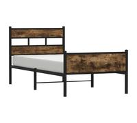 Metal Bed Frame without Mattress Bed Base Bedstead Entertainment Centre vidaXL