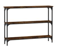 (smoked oak, 100 x 22.5 x 75 cm) vidaXL Console Table End Table Hallway Stand Side Sofa Table Engineered Wood