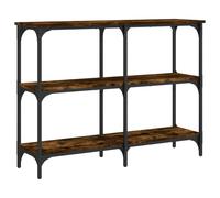 vidaXL Console Table Smoked Oak 100x29x75 cm Engineered Wood