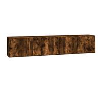 (smoked oak, 100 x 34.5 x 40 cm/ 2 pcs) vidaXL Wall-mounted TV Cabinets Hanging TV Stand Floating TV Wall Unit 3 pcs