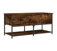 (smoked oak, 100 x 42.5 x 47 cm) vidaXL Storage Bench Hallway Bench Storage Box Smoked Oak Engineered Wood
