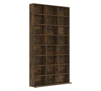 vidaXL CD Cabinet Smoked Oak 102x23x177,5 cm Engineered Wood