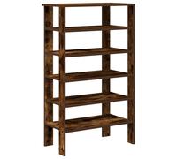 (smoked oak, 105 cm) vidaXL Shoe Rack Old Wood 61x32x105 cm Engineered Wood shoe storage shoe shelf