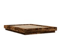(smoked oak, 120 x 200 cm) vidaXL Bed Frame Home Bed Base Mattress Foundation Bedstead Engineered Wood