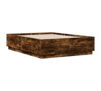 (smoked oak, 140 x 190 cm) vidaXL Bed Frame Bedroom Bed Base Bedstead Mattress Foundation Engineered Wood