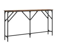 vidaXL Console Table Brown Oak 140x23x75 cm Engineered Wood