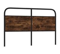 Headboard Bed Header Bedroom Bed Headboard Steel and Engineered Wood vidaXL