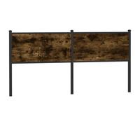 vidaXL Replace Headboard Smoked Oak 160 cm Engineered Wood and Steel