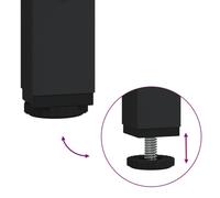 Vidaxl Bedside Tables 2 Pcs Smoked Oak 40X41X50 Cm Engineered Wood, Brown