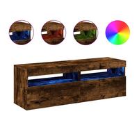 (smoked oak, 2) vidaXL TV Cabinet with LED Lights Sideboard TV Stand TV Unit Hifi Cabinet