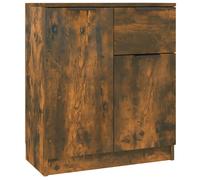 Vidaxl Sideboard Smoked Oak 60X30X70 Cm Engineered Wood