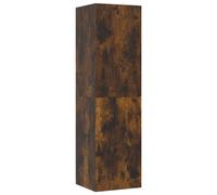 (smoked oak, 30.5 x 30 x 110 cm/ 1 pcs) vidaXL TV Cabinet Engineered Wood Wall Mounted Stand Living Room TV Console