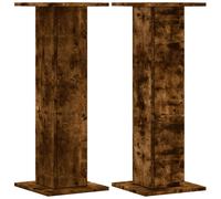 Plant Stands Garden Plant Pot Holder Flower Stand 2 pcs Engineered Wood vidaXL
