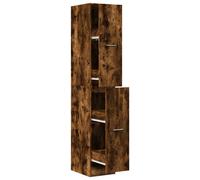(smoked oak, 30 x 41 x 174.5 cm) vidaXL Apothecary Cabinet Storage Cabinet Apothecary Cupboard Engineered Wood