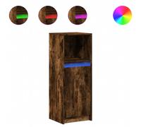 (smoked oak, 38 x 34 x 100 cm) vidaXL Sideboard with LED Cupboard Side Cabinet Highboard Engineered Wood