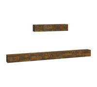 (Smoked oak, 4) vidaXL 8x TV Cabinets Chipboard Living Room Furniture TV Unit Multi Colours