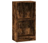 Modern Wooden 2-Tier Open Bookcase Book Storage Cabinet Unit Wood Shelving Unit
