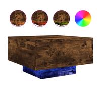 Coffee Table with LED Lights Hallway Tea Side End Table Sofa Table vidaXL
