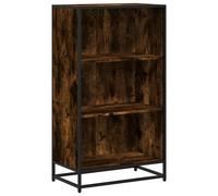 (smoked oak, 60 cm) vidaXL Book Cabinet Brown Oak 60x35x107.5 cm Engineered Wood bookcase