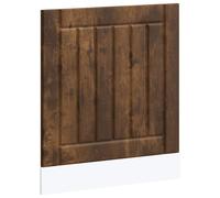 (smoked oak, 60 x 1.5 x 67 cm) vidaXL Oven Cabinets Kitchen Cabinet Oven Unit 2 pcs Kalmar Engineered Wood