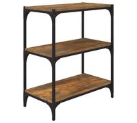 Book Cabinet Engineered Wood and Steel Media Rack Multi Colours/Sizes vidaXL
