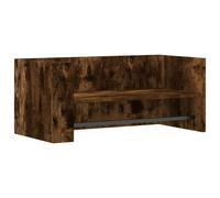 (smoked oak, 70.5 x 35 x 30.5 cm) vidaXL Wall Shelf Floating Shelf Hanging Wall Storage Shelf Engineered Wood