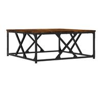 vidaXL Coffee Table Smoked Oak 70x70x30 cm Engineered Wood