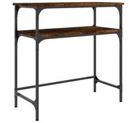 (smoked oak, 75 x 35.5 x 75 cm) vidaXL Console Table End Table Hallway Stand Side Sofa Table Engineered Wood