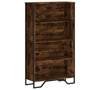 (smoked oak, 80 x 31 x 137.5 cm) vidaXL Bookcase Bookshelf Book Rack Storage Cabinet Sonoma Oak Engineered Wood