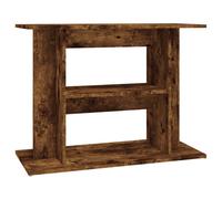 (smoked oak, 80 x 35 x 60 cm) vidaXL Aquarium Stand Fish Tank Stand Aquarium Base Sonoma Oak Engineered Wood