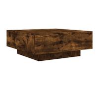 vidaXL Coffee Table Smoked Oak 80x80x31 cm Engineered Wood