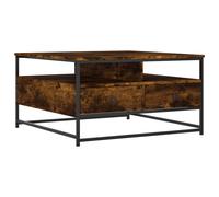 (smoked oak, 80 x 80 x 45 cm) vidaXL Coffee Table Living Room Tea Side Table Sofa Table Engineered Wood