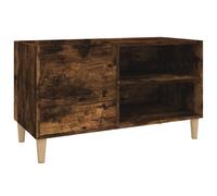 (smoked oak, 84.5 x 38 x 48 cm) vidaXL Record Cabinet Office Vinyl Storage Cabinet Sideboard Engineered Wood