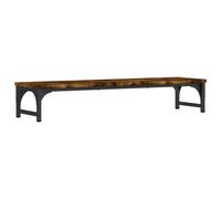 (Smoked oak, 85 x 23 x 15.5 cm) vidaXL Monitor Stand Riser Display Stand Printer Monitor Mount Engineered Wood