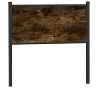 (smoked oak, 90 cm) vidaXL Headboard Bedroom Bed Headboard Bed Header Engineered Wood and Steel