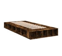 (smoked oak, 90 x 200 cm) vidaXL Bed Frame Home Bed Base Brown Oak 180x200 cm Super King Engineered Wood