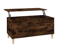 Vidaxl Coffee Table Smoked Oak 90X44.5X45 Cm Engineered Wood