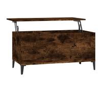 (smoked oak, 90 x 44.5 x 45 cm) vidaXL Coffee Table Engineered Wood Side Table Multi Colours 60/90x44.5x45 cm