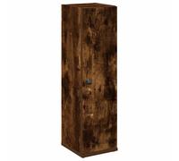 vidaXL Bathroom Cabinet with Roll Holder Smoked Oak 20.5x22x72 cm