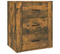 Svvalka Bedside Cabinet Smoked Oak 50x36x60 cm Engineered Wood