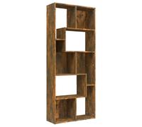 (smoked oak) vidaXL Book Cabinet 67x24x161cm Chipboard Bookshelves Bookcase Multi Colours