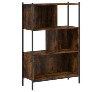 (smoked oak) vidaXL Bookcase Bookshelf Storage Cabinet Shelving Unit Rack Engineered Wood