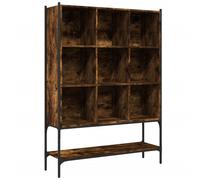Bookcase With 9 Compartment Cupboard Cabinet Storage Shelving Display Wood Shelf