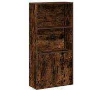 (smoked oak) vidaXL Bookcase Sonoma Oak 60x24x120 cm Engineered Wood bookshelf book case