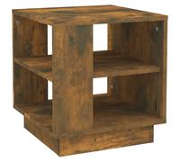 Vidaxl Coffee Table Smoked Oak 40X40X43 Cm Engineered Wood