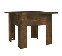 Vidaxl Coffee Table Smoked Oak 55X55X42 Cm Engineered Wood
